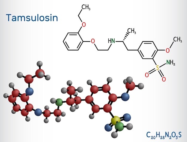 Molécula de Tamsulosina